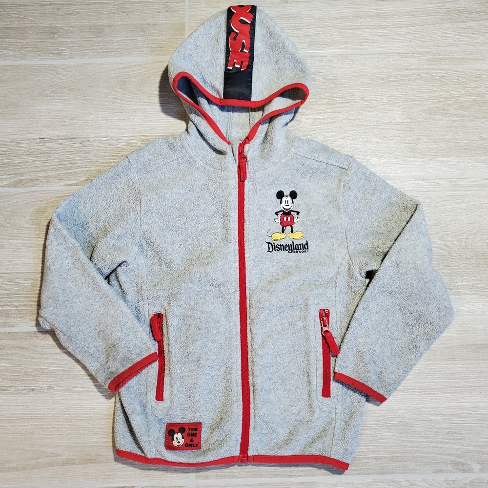 Disneyland Mickey Mouse Fleece Hoodie, size youth S